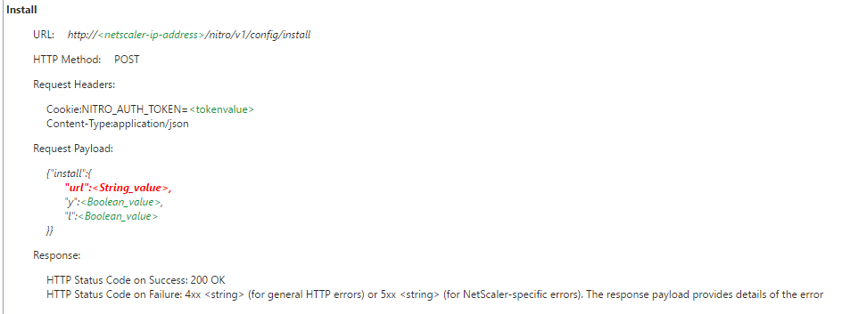 NITROAPI Install